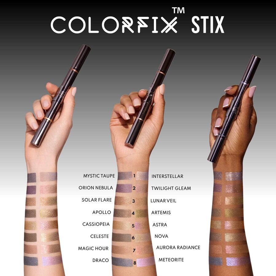 Colorfix Stix - многофункциональный перламутровый пигментный стик для глаз, щек и губ. Danessa Myricks Beauty, 2 x 0.106 oz/3.0 g, Duo #6 Celeste & Nova — фото 2