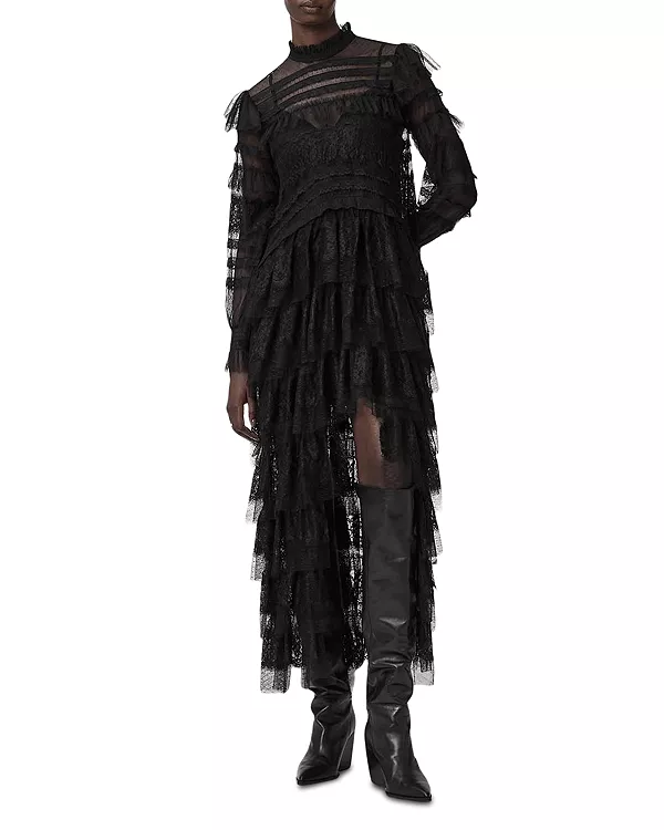 

Макси-Платье Cavarly Allsaints, черный