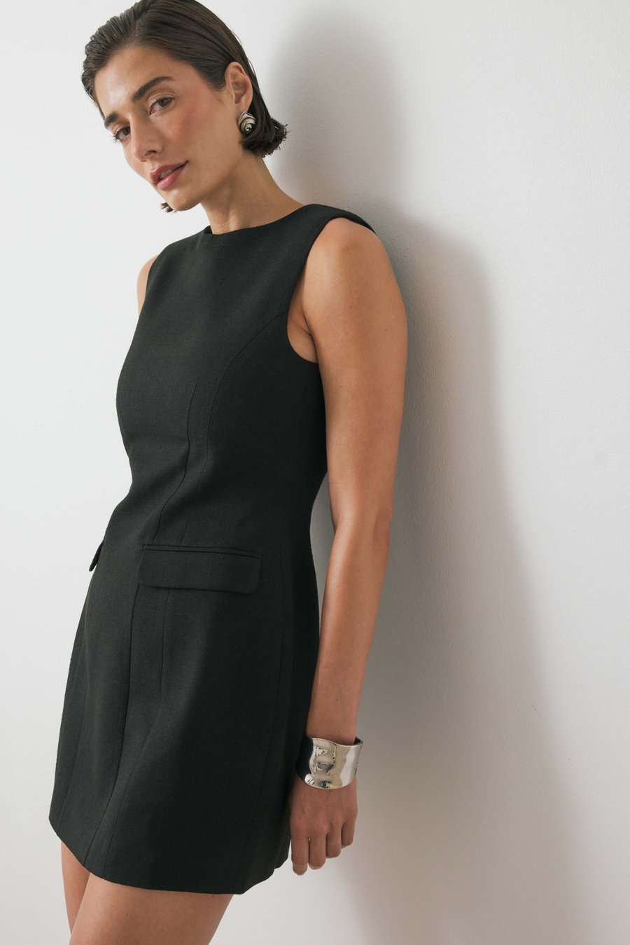 

Платье NA-KD TAILORED SLEEVELESS MINI, Black