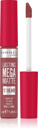 

Легкая матовая жидкая помада 16 ч Rimmel Lasting Mega Matte, Rose & Shine 7,4 ml