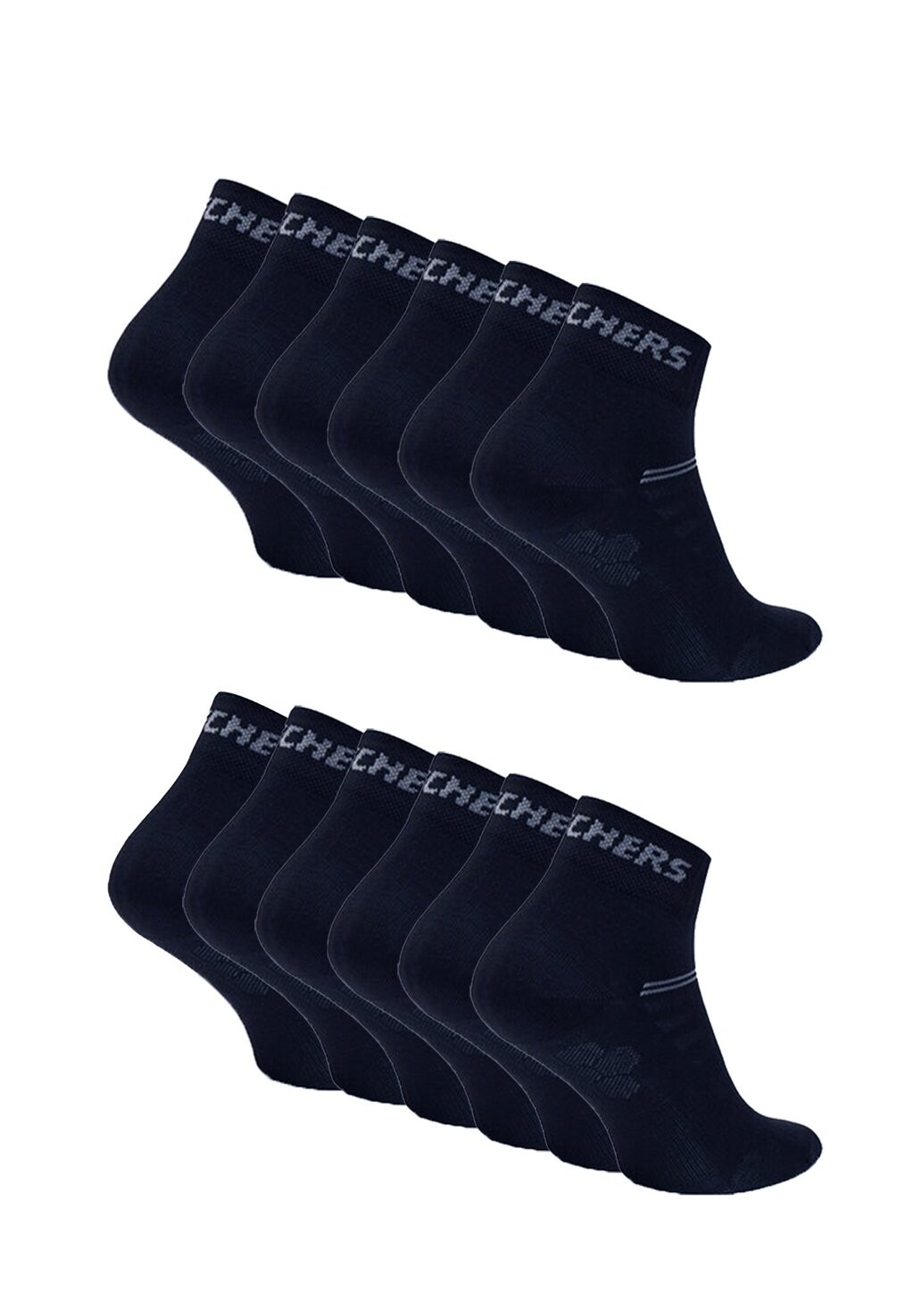 

Носки MULTIPACK 12ER PACK QUARTER Skechers, темно-синий