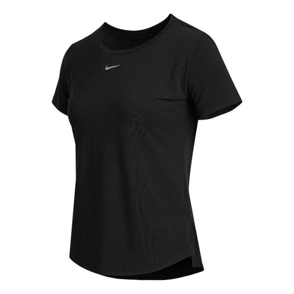 

Футболка dri fit training sports quick dry round neck short sleeve black Nike, черный