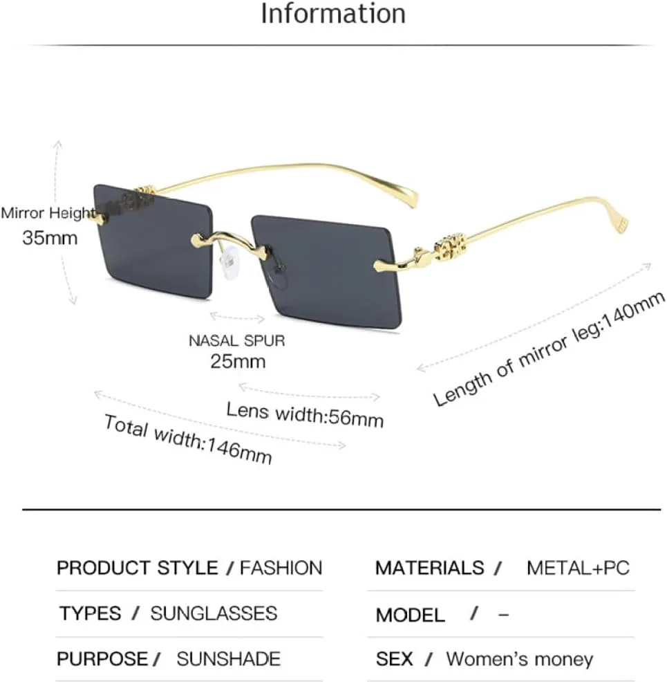 

Солнцезащитные очки LVTFCO с красными линзами, без оправы, мужские, в стиле ретро, ​​желтые, прямоугольные, маленькие, женские, зеленые, металлические, Mty173 Blue