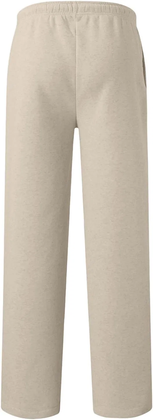 Детские спортивные брюки, широкие прямые, XovLAHzY, A01-beige — фото 4
