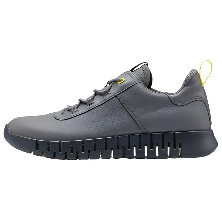 

Низкие повседневные туфли мужские серые Ecco, Gray