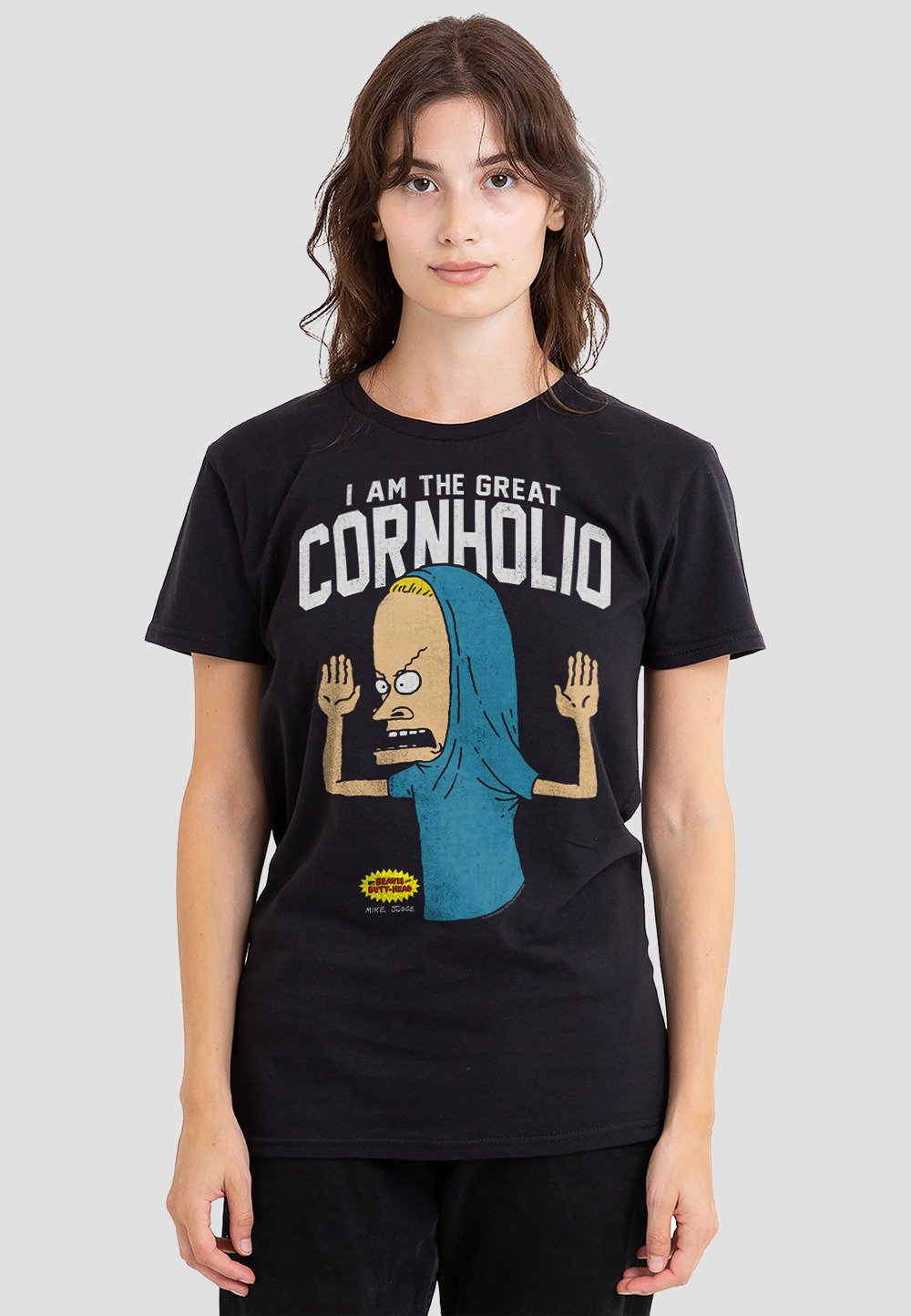 

Футболка с принтом BEAVIS AND BUTTHEAD CORNHOLIO Cotton Soul, черный