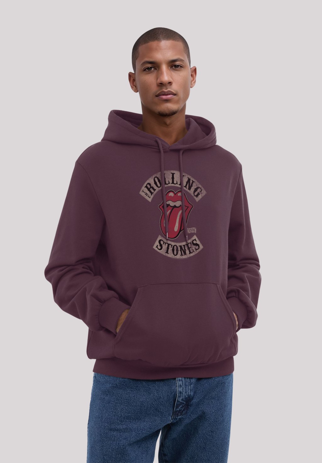 

Толстовка THE ROLLING STONES TOUR - Hoodie F4NT4STIC, коричневый