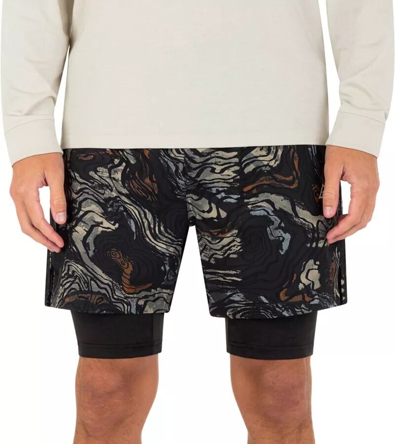 

Мужские шорты Hurley H20-DRI Trek II Get Lost Combo , черный