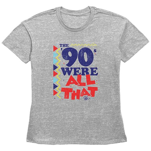 

Футболка с принтом Women's the 90s were all that Nickelodeon