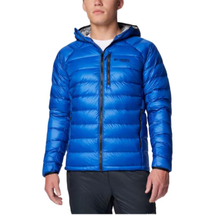 

Columbia Мужская пуховая куртка горного синего цвета, Mountain Blue