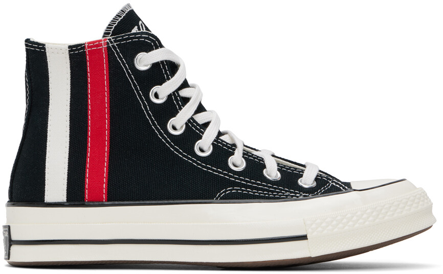 

Черные высокие кеды Chuck 70 Archival Stripes Converse