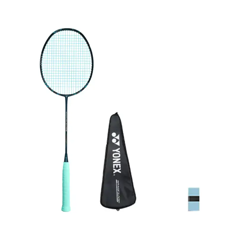 

Ракетка для бадминтона Gale Light NF800 TOUR Full Carbon, скоростная модель, улучшенная скорость замаха, премиум-класс YONEX, single racket (zhu feng синий line)+racket bag