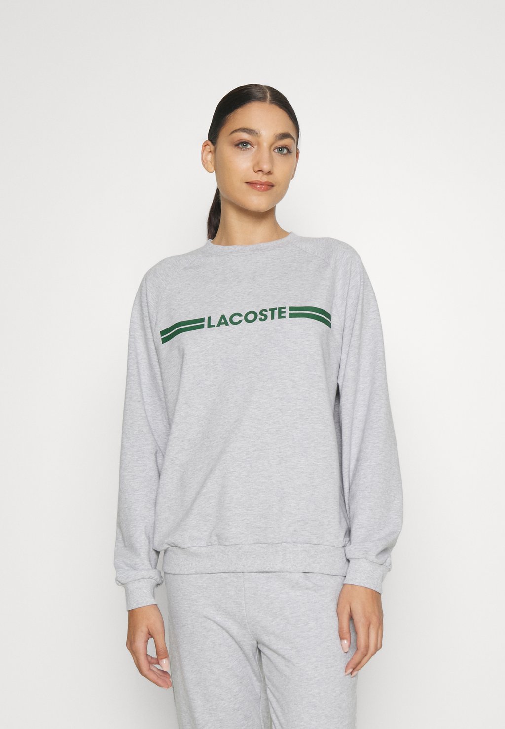 Верх пижамы Lacoste, серый — фото 4