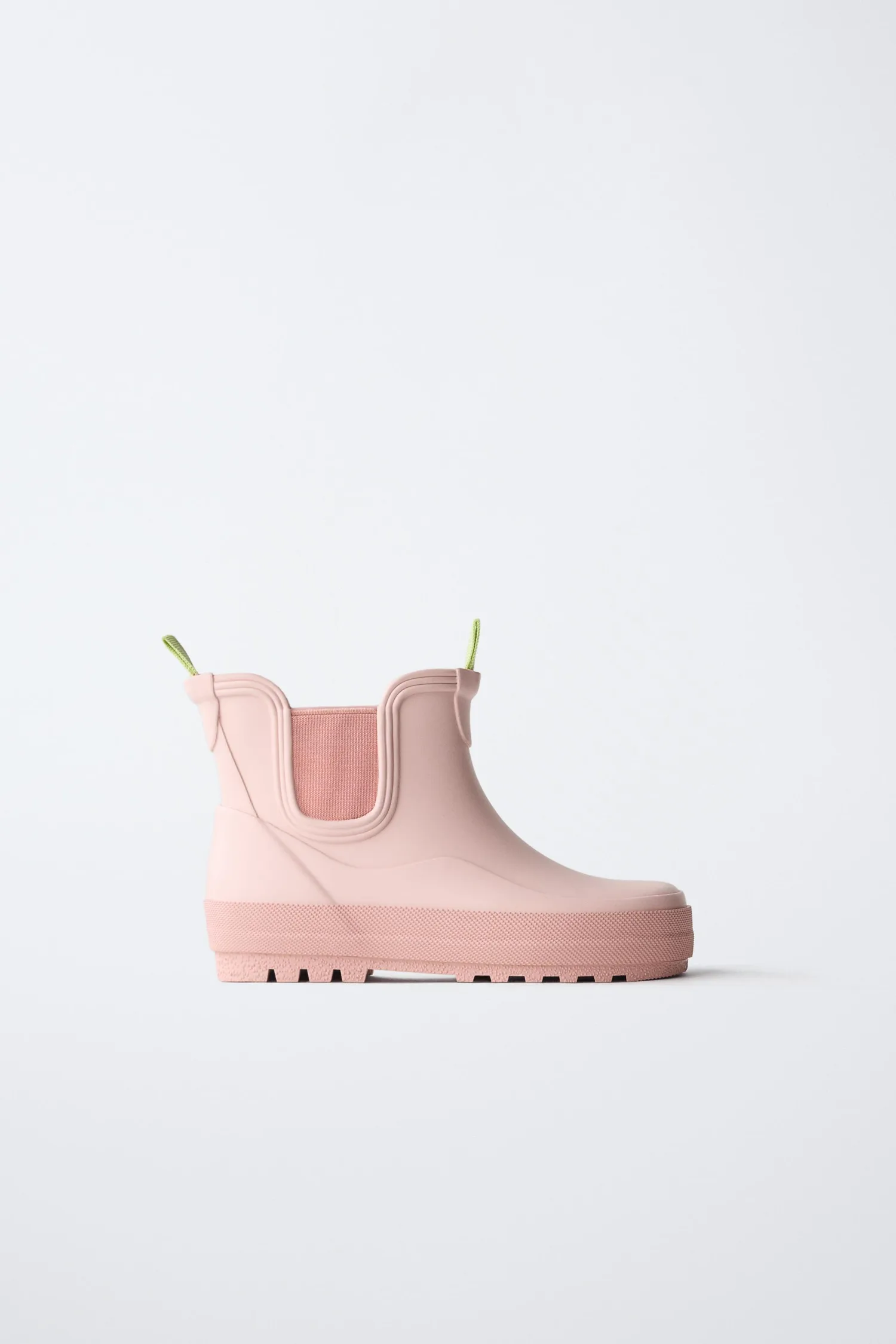 Эластичные резиновые сапоги Zara, розовый