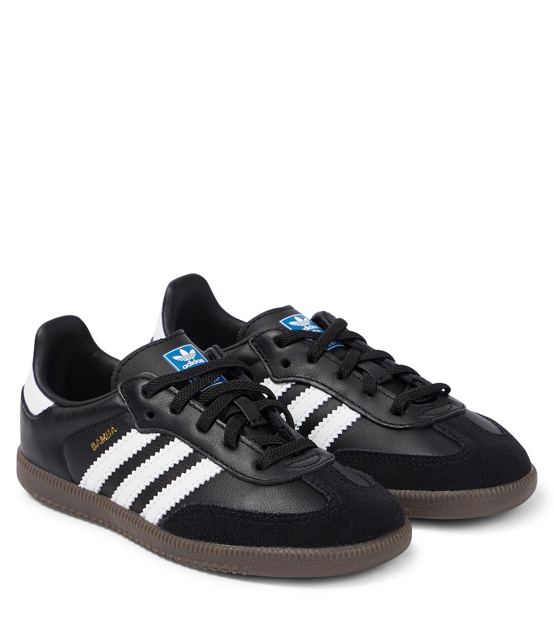 

Кроссовки кожаные Adidas Originals Samba Kids, черный