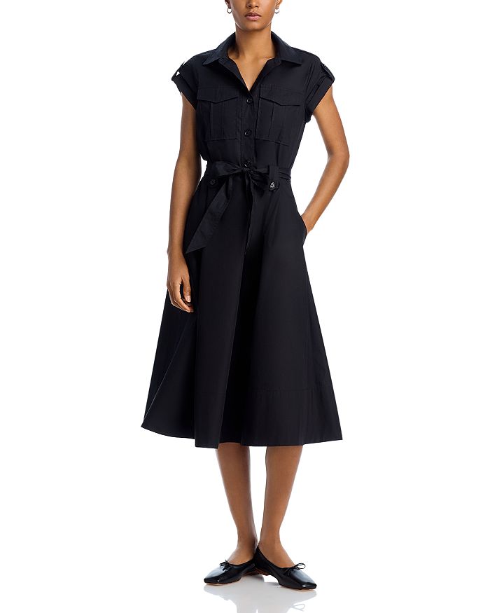 

Платье Kayla из поплина Derek Lam 10 Crosby, черный
