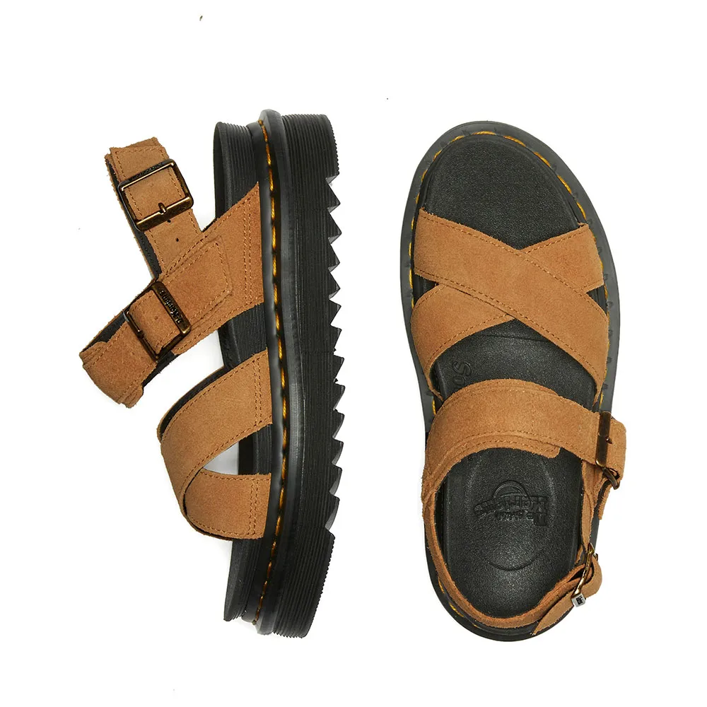 Сандалии Dr Martens Voss II Eh Suede, коричневый — фото 4