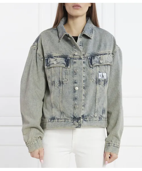 

Джинсовая куртка Oversize fit Calvin Klein Jeans, синий