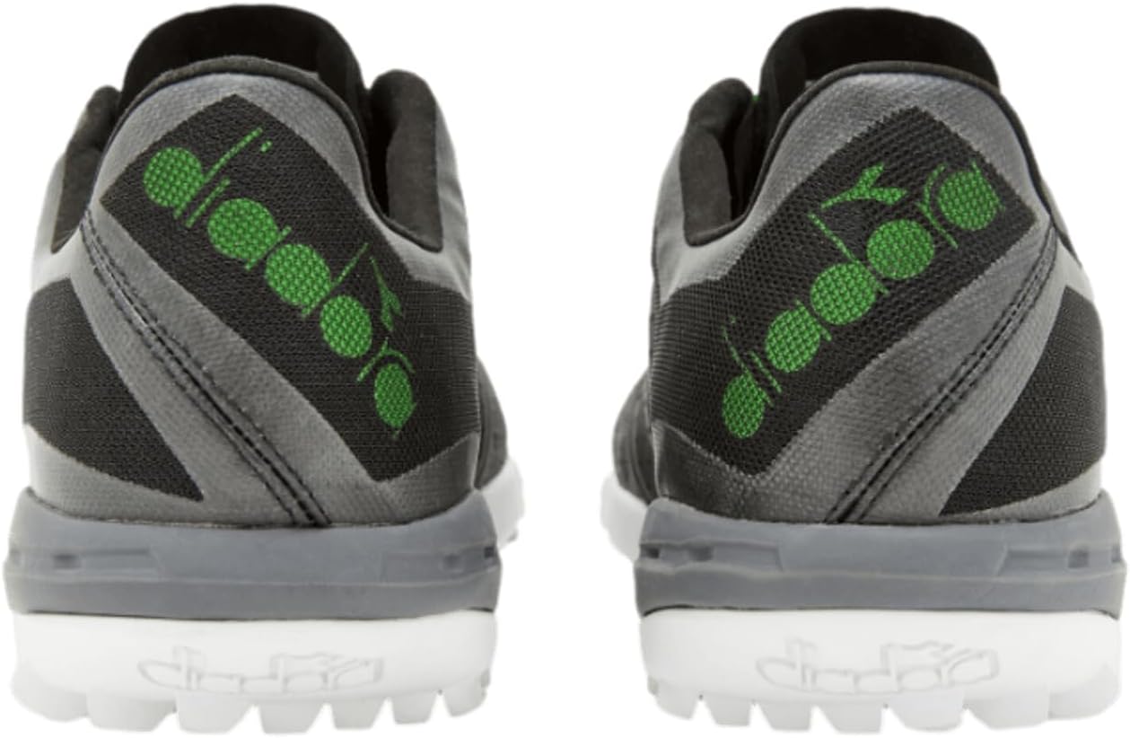 Кроссовки Diadora Brasil Sala Turf, белый/черный/зеленый — фото 3