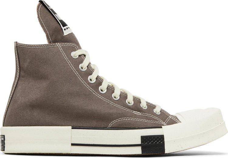 

Кроссовки Rick Owens x TURBODRK Chuck 70 Laceless 'Iron', коричневый