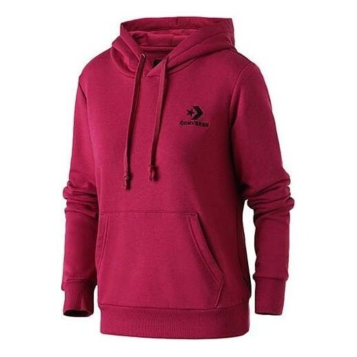 

Толстовка star chevron embroidered pullover hoodie 'dark red' Converse, красный