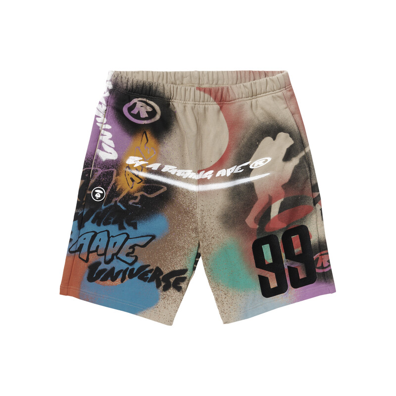 

Повседневные шорты мужские коричневые BGP Aape, коричневый