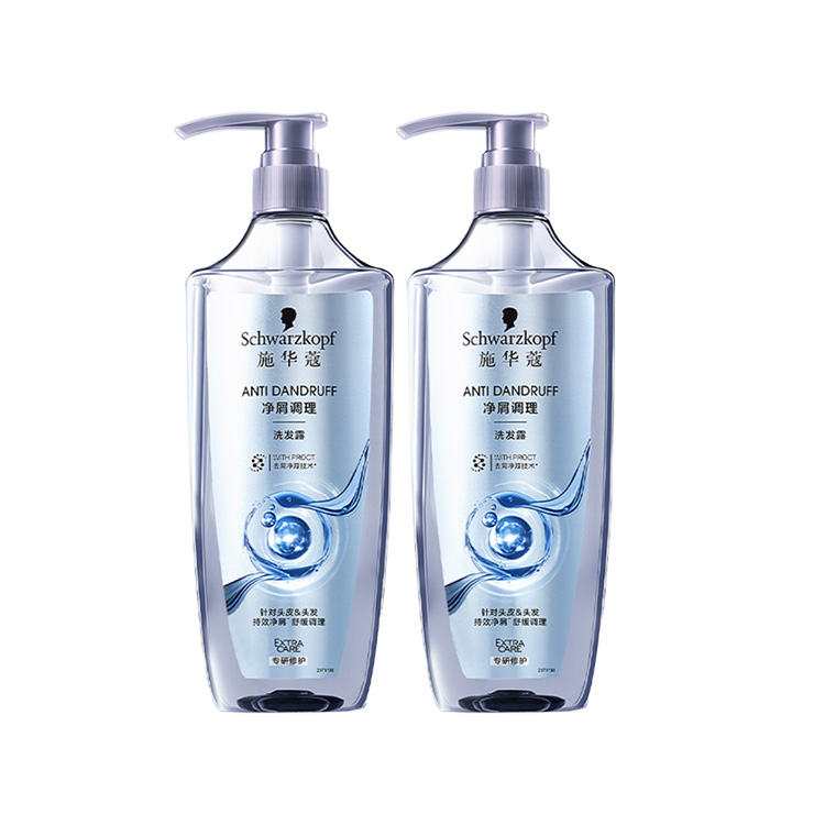 

Шампунь Shihuakou для контроля и лечения перхоти, восстанавливающий, очищающий, против перхоти, 400 мл/600 мл SCHWARZKOPF, 600ml*2