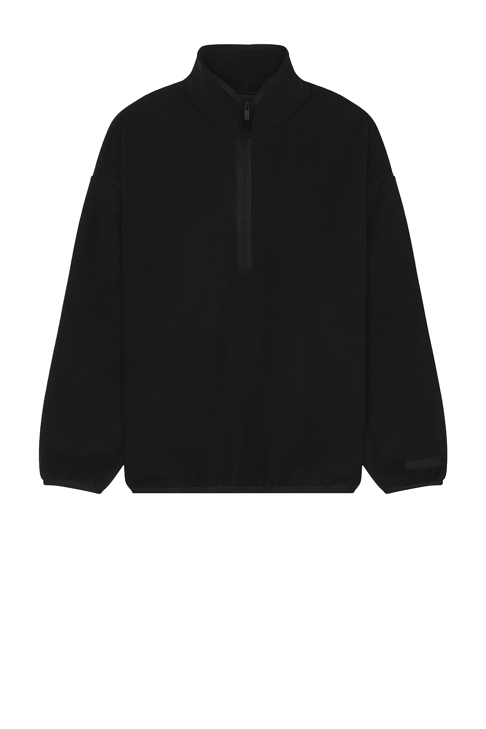 

Пуловер с начесной молнией до половины длины Fear of God ESSENTIALS, черный