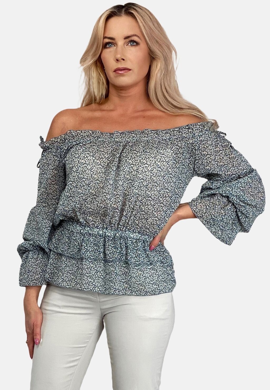 

Блузка Spanish Floral REGINA FASHION, серый