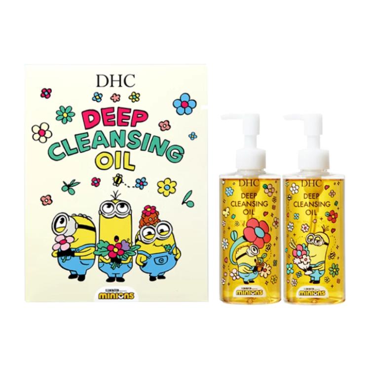 

X MINIONS Blossom Limited Edition Box Средство для снятия макияжа увлажняющее 200мл+200мл DHC, Minions Limited Edition A Olive Cleansing Oil 200ml+Minions Limited Edition B Olive Cleansing Oil 200ml