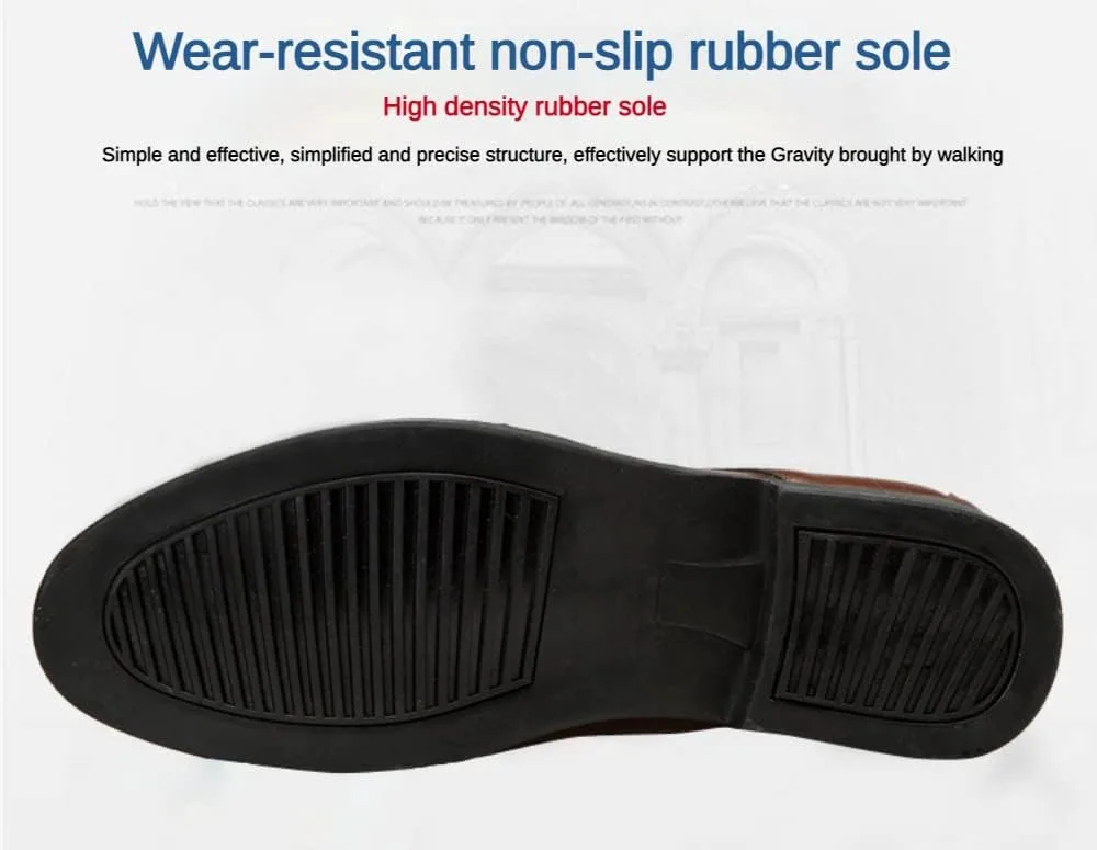 

Мужские официальные оксфорды - комфортные классические туфли с отделкой «wintip», шнуровкой и кожаным верхом, с классическим и современным дизайном Fenlogft, коричневый