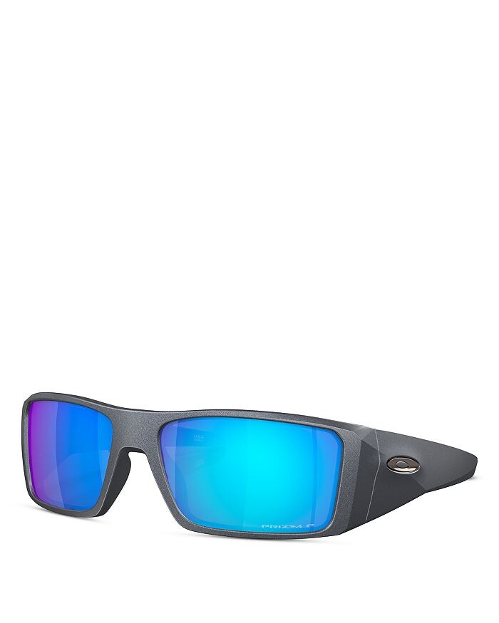 

Прямоугольные солнцезащитные очки Oakley Heliostat, 61 мм, черный