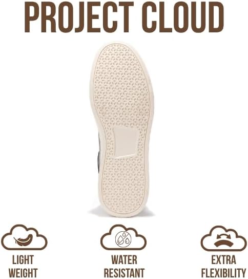 Мужские кроссовки Project Cloud - модные мужские туфли с эффектом памяти - легкие и нескользящие шнуровки - повседневные мужские кроссовки, идеальные для ношения в течение всего дня (Tilton), темно-синий — фото 4