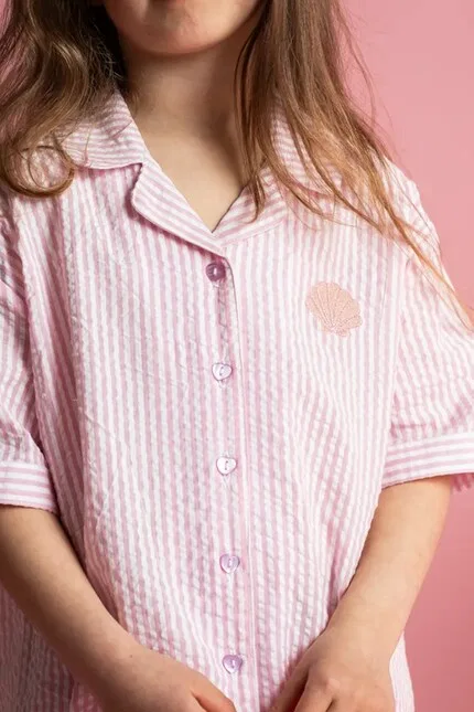 Рубашка свободный крой Ino shirt That's mine, розовый — фото 3