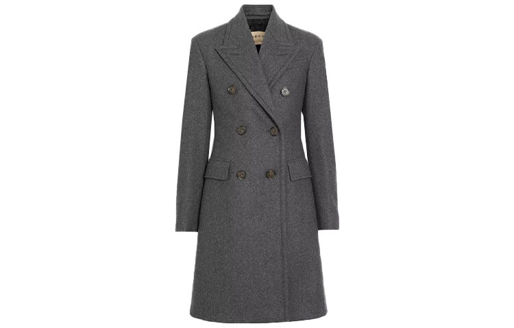 

Пальто женское серое Burberry
