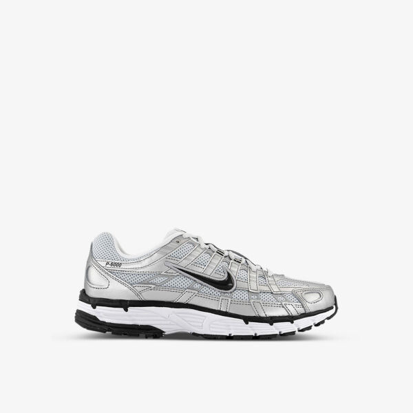 Низкие кроссовки P-6000 из сетки и кожи Nike, черный