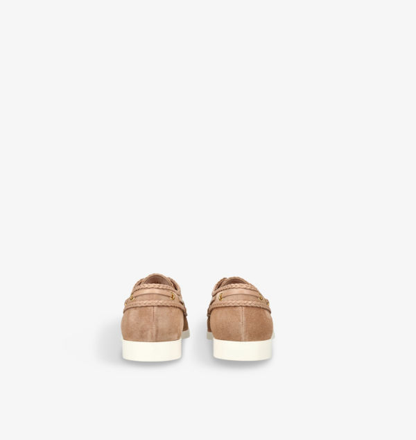 Туфли-Лодочки Palm Avenue из замши Valentino Garavani, коричневый — фото 4