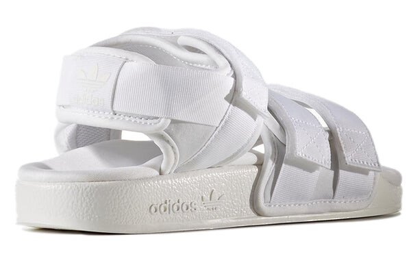 Сандалии оригиналы adilette sandal легкие удобные спортивные сандалии Adidas, белый — фото 4