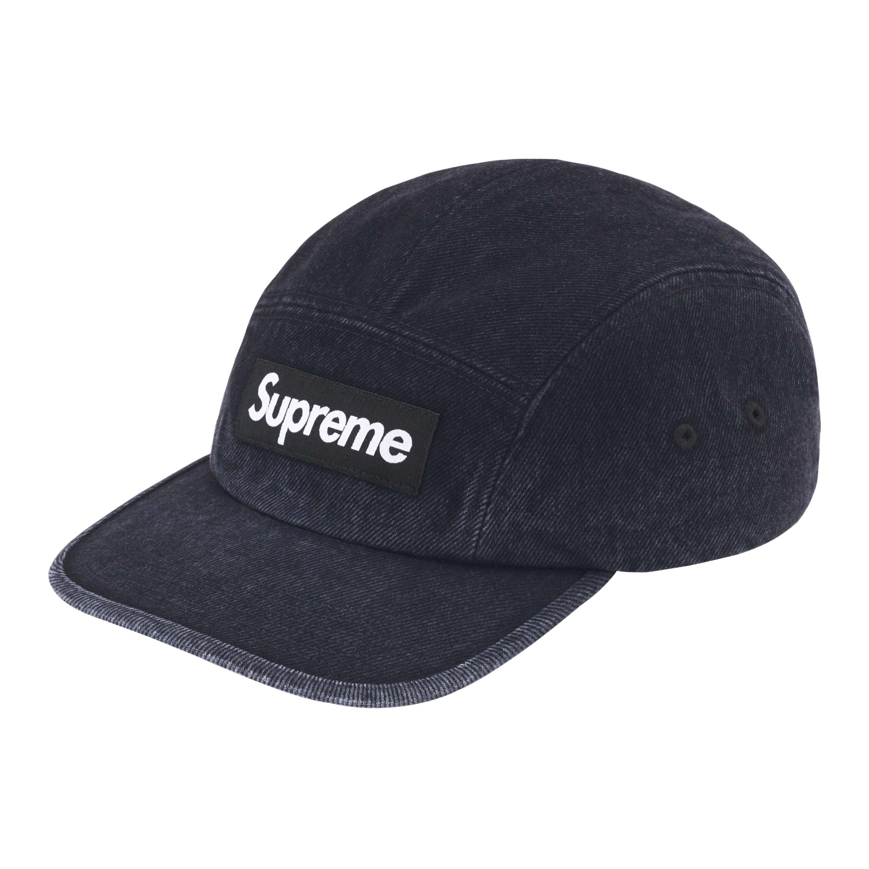 

Supreme Джинсовая бейсболка унисекс черная