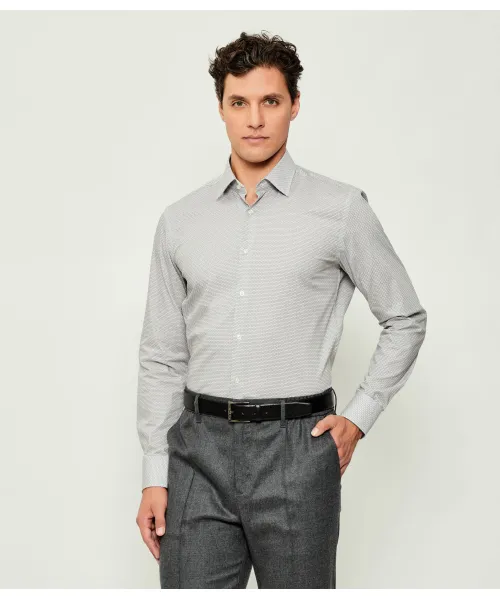 

Рубашка h-hank-kent-c1-214 Slim fit Boss, белый