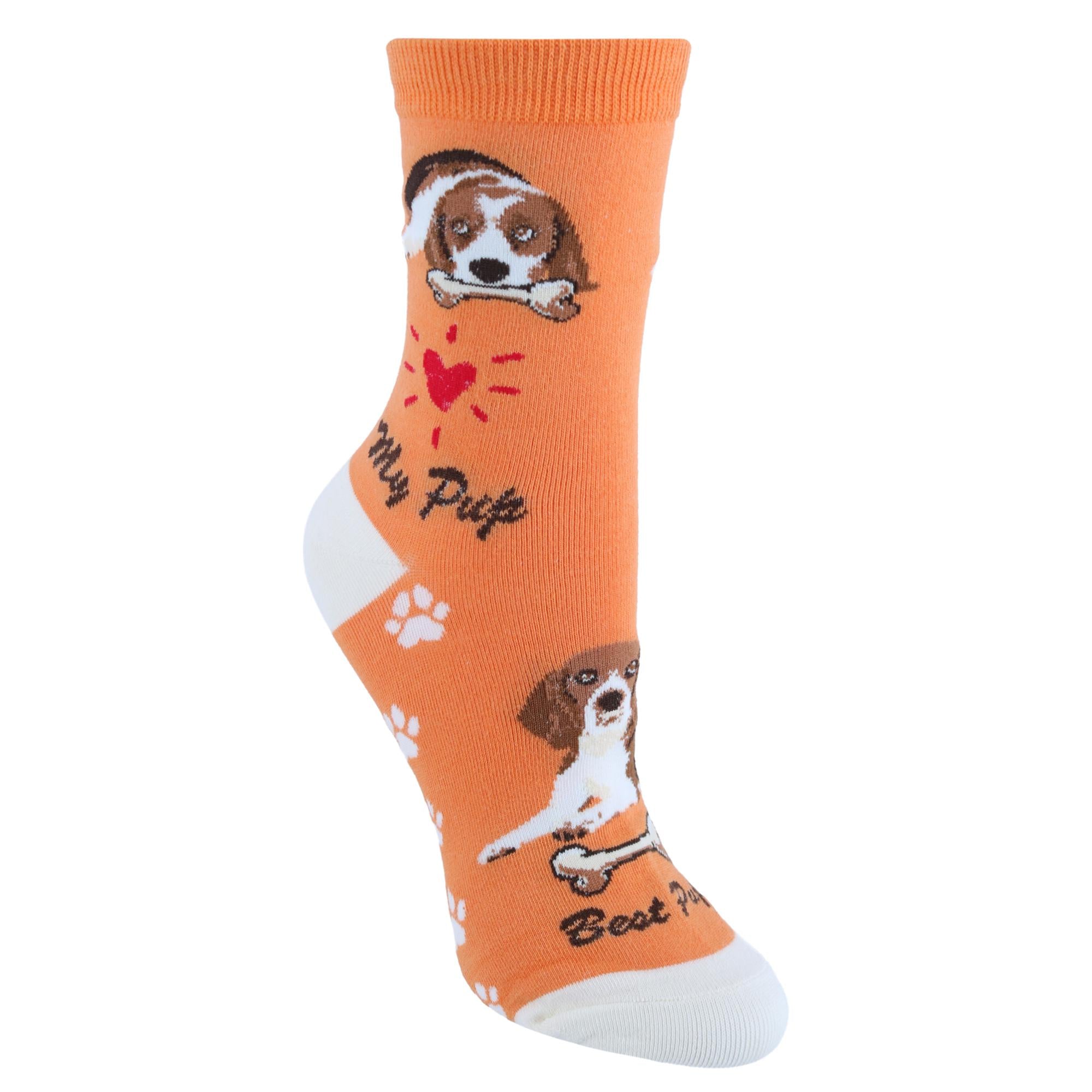 

Женские носки My Pup Crew Novelty CTM, цвет beagle