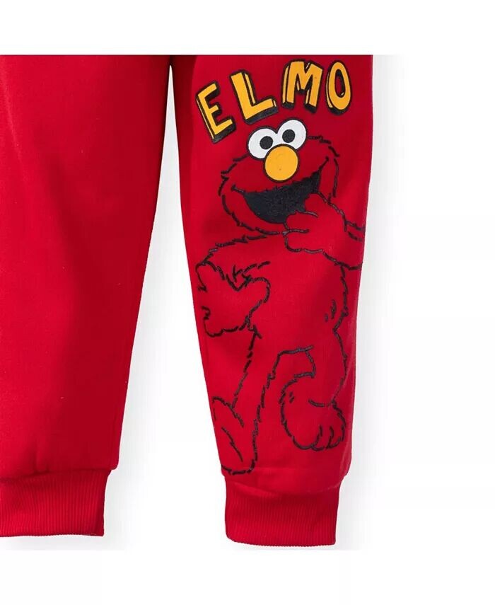 Комплект из 3 флисовых штанов Little Boys Elmo Cookie Monster Oscar the Grouch Sesame Street, мультиколор — фото 3