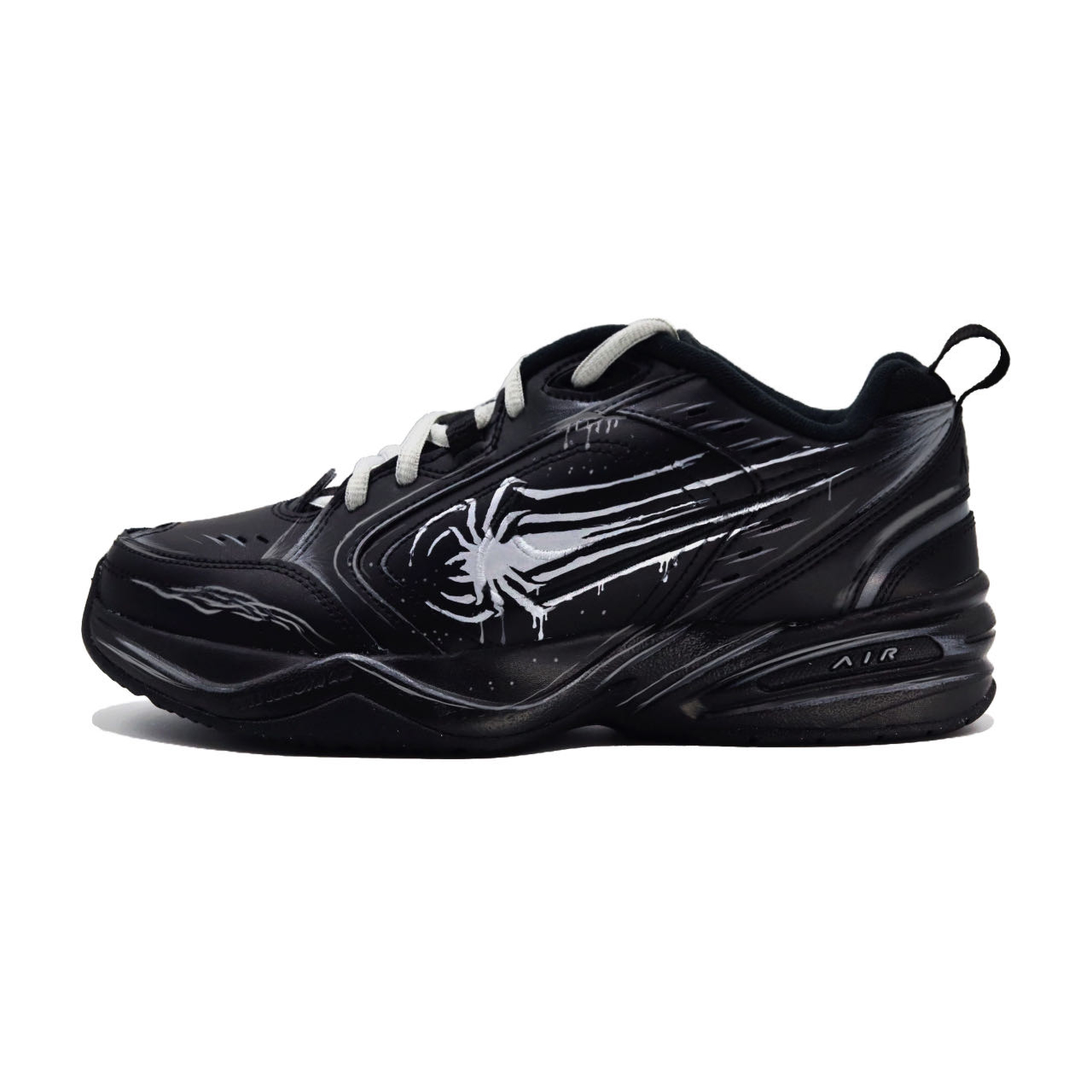 

Кроссовки Nike Air Monarch 4 Chunky Sneakers Unisex Low-Top Black White, Черный, Кроссовки Nike Air Monarch 4 Chunky Sneakers Unisex Low-Top Black White