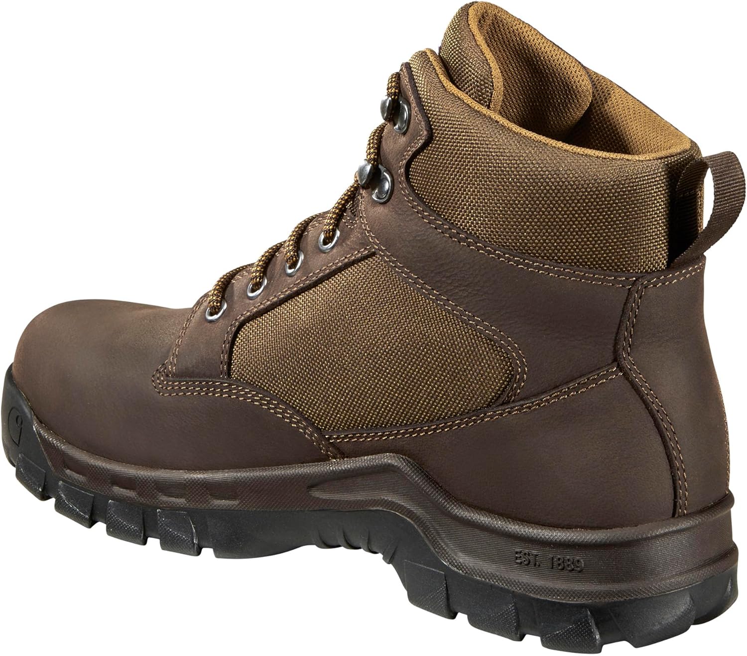 Мужские рабочие ботинки Carhartt Rugged Flex с водонепроницаемой защитой и мягким носком, 6 дюймов, коричневый — фото 3