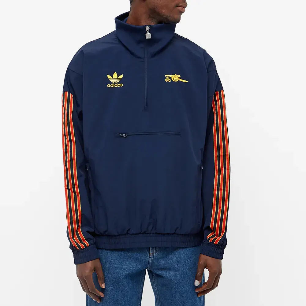 Мужская куртка ADIDAS X ARSENAL FC темно-синего цвета Adidas Originals, синий — фото 3