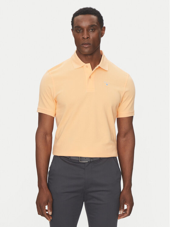 

Рубашка поло приталенная Original Sports MML0358CO12 Barbour, оранжевый