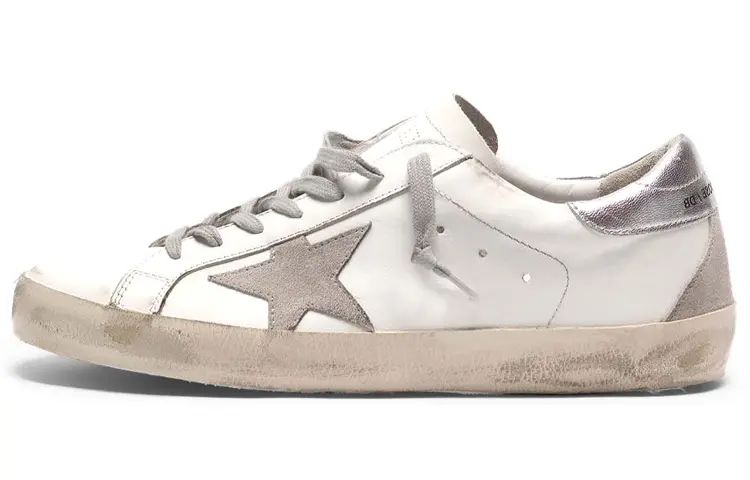 

Мужские кроссовки Golden Goose SuperStar, белый/серебряный