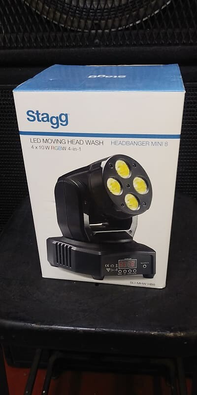 

Прожектор Stagg Mini-8 Headbanger Moving Head Beam Light