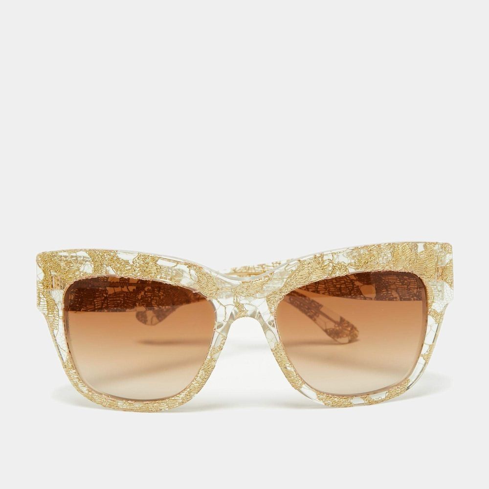 

Солнцезащитные очки Chic Flesh Pink and Gold Weave Dolce & Gabbana, желтый
