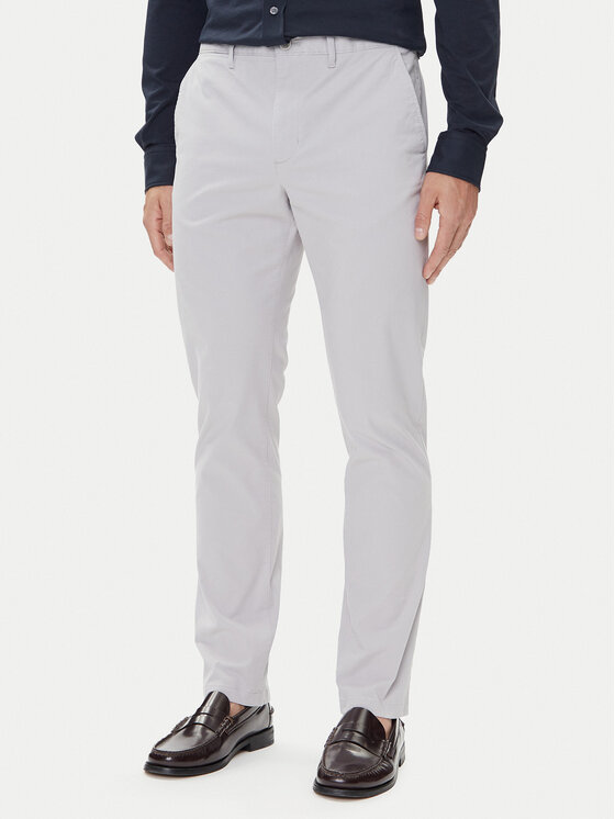 

Чиносы straight fit Denton Essential MW0MW40262 Tommy Hilfiger, серый